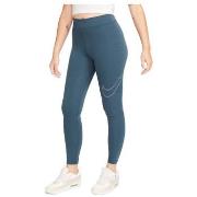 Collants Nike LEGGING BLEU FONCE - DEEP JUNGLE - L