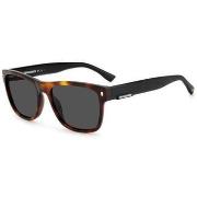 Lunettes de soleil Dsquared D2 0004/S Lunettes de soleil, Havana/Gris,...