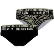 Boxers Freegun Lot de 2 culottes femme Animal Aktiv