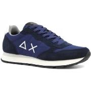 Chaussures Sun68 Running Tom Solid Sneaker Uomo Navy Blue Z44101