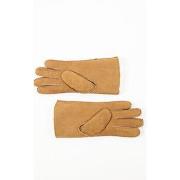 Gants La Canadienne Gants peau lainée mouton camel-045296