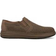 Baskets basses Rieker brown casual part-open formal