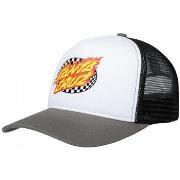 Casquette Santa Cruz Oval check flame