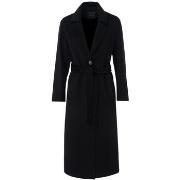 Manteau Pinko Manteau long en laine noire