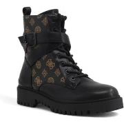 Chaussures Guess Anfibio Printed Stivaletto Donna Black Brown FLFOLSFA...