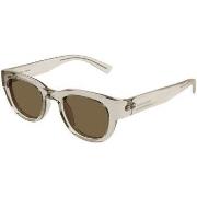 Lunettes de soleil Saint Laurent SL 675 Lunettes de soleil, Beige/Marr...