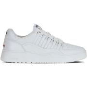 Baskets K-Swiss 97254-966-M | CANNONCOURT C LTH | WHT/WHT/WHT