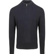 Sweat-shirt Profuomo Pullover Half Zip Luxury Marine