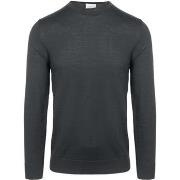 Sweat-shirt Profuomo Pull-over Laine Merinos Anthracite