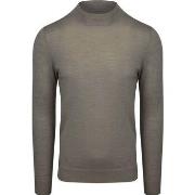 Sweat-shirt Profuomo Pull Turtleneck Merino Vert