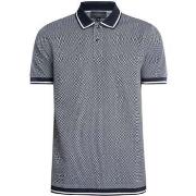 Polo Ted Baker Polo texturé à texte géométrique régulier