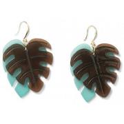 Boucles oreilles Desigual Boucles d oreilles Leaves Verde Aqua 18SAGO2...