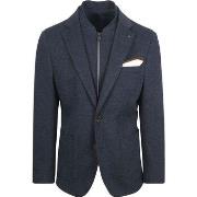 Veste Suitable Blazer Inlay Lommer Marine