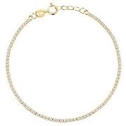 Bijoux Cleor Bracelet en argent 925/1000 et zircon