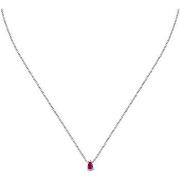 Bijoux Cleor Collier en argent 925/1000 et zircon