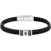 Bijoux Maserati Bracelet en cuir véritable recyclé