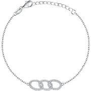 Bracelets Cleor Bracelet en argent 925/1000 et zircon