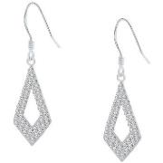 Boucles oreilles Cleor Boucles d'oreilles en argent 925/1000 et crista...