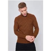 Pull Kebello Pull col roulé Marron H