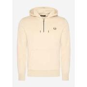 Pull Fred Perry Sweat à capuche en polaire - oatmeal