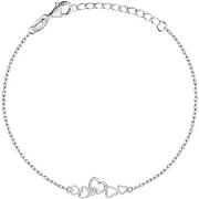 Bracelets Cleor Bracelet en argent 925/1000 et zircon