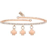 Bracelets Cleor Bracelet en laiton et cristal