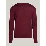 Pull Tommy Hilfiger MW0MW36539 DC FINE GAUGE MERINO-VLP DEEP ROUGE