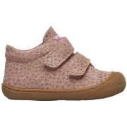 Baskets basses enfant Naturino Chaussures premiers pas en suède imprim...