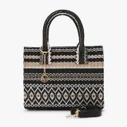 Cabas Lollipops Sac shopper M jacquard noir Ozu