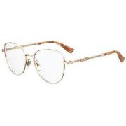 Lunettes de soleil Moschino MOS601 Cadres Optiques, Or / Ivoire, 52 mm