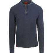 Sweat-shirt Superdry Pull Vintage Textured Marine