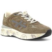 Chaussures Premiata Running Suede Sneaker Uomo Grey Brown MOERUN-6891