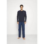 Pyjamas / Chemises de nuit Tommy Hilfiger Pyjama marine en coton bio