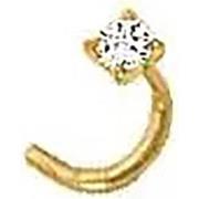 Boucles oreilles Brillaxis Bijou de nez or jaune 18 carats