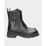 Bottes Albano Bottes amphibies en cuir de veau noir