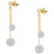 Boucles oreilles Cleor Boucles d'oreilles en argent 925/1000 et crista...