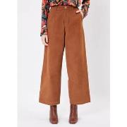 Pantalon La Fiancee Du Mekong Pantalon large 7/8 en velours NINON