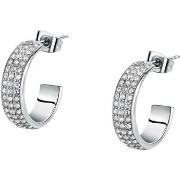 Boucles oreilles Morellato Boucles d'oreilles en acier et cristal