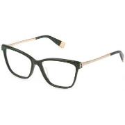 Lunettes de soleil Furla VFU631 Cadres Optiques, Vert, 55 mm