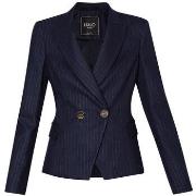 Veste Liu Jo Blazer en flanelle à rayures craie