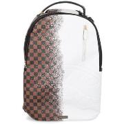 Sac a dos Sprayground Sac à dos Spray Split marron et blanc