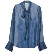 Blouses Liu Jo Blouse en soie mélangée imprimée