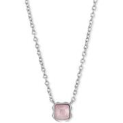 Collier Coeur De Lion Collier Birthstone Octobre quartz rose