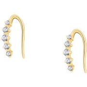 Boucles oreilles Cleor Boucles d'oreilles en or 375/1000 et zircon