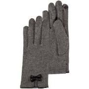 Gants Isotoner Gants Femme tactiles nœud Gris