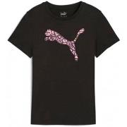 T-shirt enfant Puma TEE SHIRT GRAF TROPI - Noir - 128