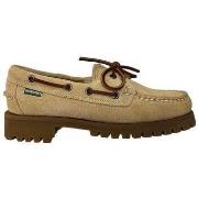 Mocassins Sebago Flâneurs Ranger Suede Femme Beige Camel