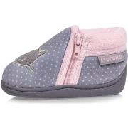 Chaussons enfant Isotoner Chaussons bottillons zip Bébé Chat