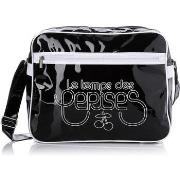 Sac Le Temps des Cerises femme Rumba 1 noir blanc