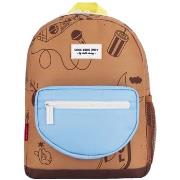 Sac a dos Hello Hossy Groovy Kid Backpack - Brown